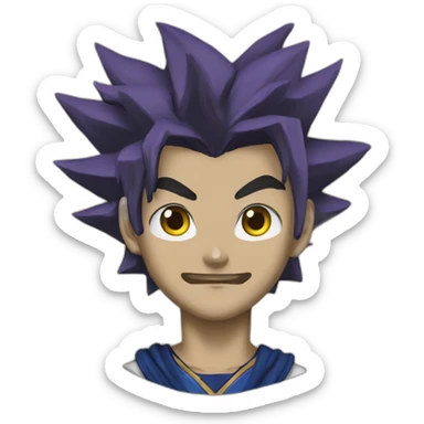 Yami from Yu-Gi-Oh! sticker