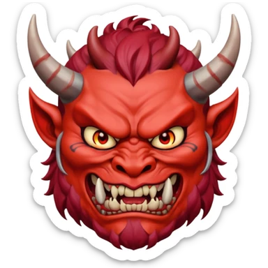 demonio japones sticker