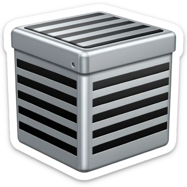 line pattened box sticker