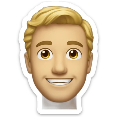 Xavier DuPont De Ligones smiling sticker