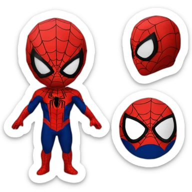 Kaneki ken as Spiderman sticker