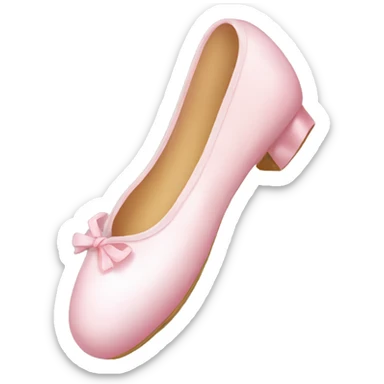 ballerina shoe sticker