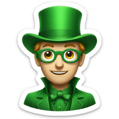 The riddler sticker