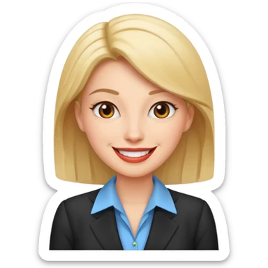 LAdy Boss, different pose sticker