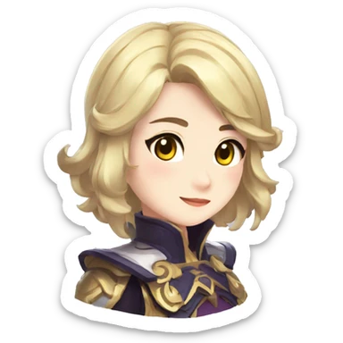“Lumine” from “Genshin Impact” sticker