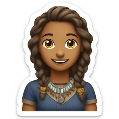 Hawk Tuah girl smiling sticker