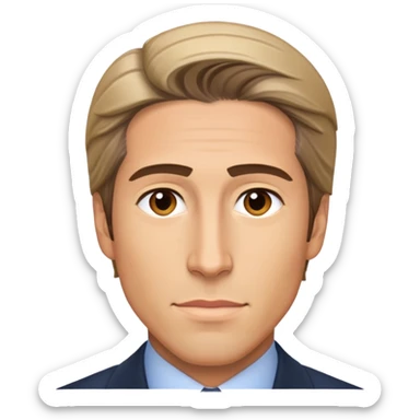 David Muir from ABC News sticker