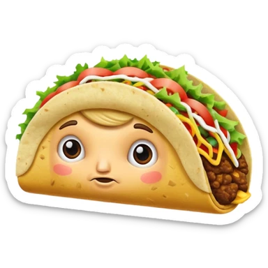 Trump Taco sticker