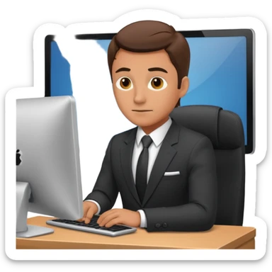 haz a un trader en su computadora sticker