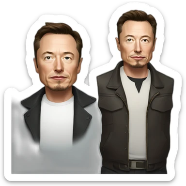 elon musk with heisenberg sticker