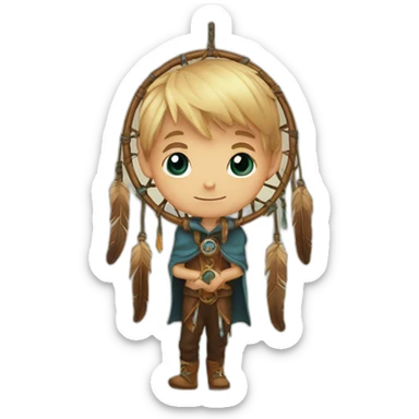 Boy Sorcerer - Dream Catcher sticker