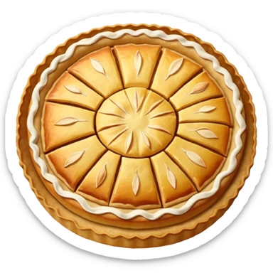 frangipane galette des rois sticker