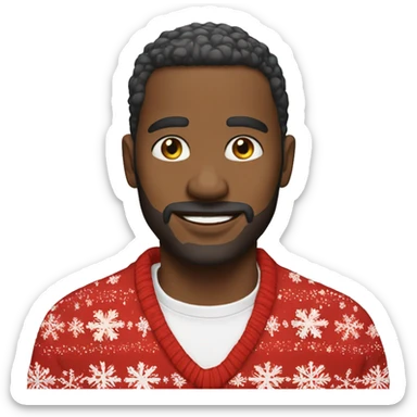 White Christmas  sticker