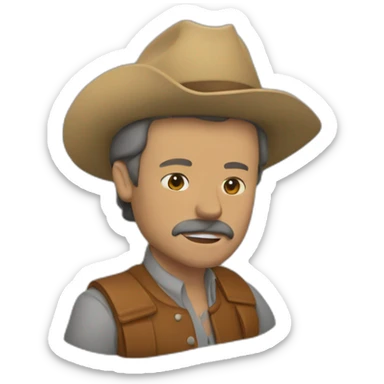 Aleijado de muleta bravo  sticker