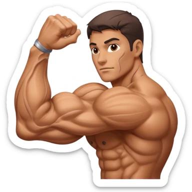 FUERZA  BRAZO sticker