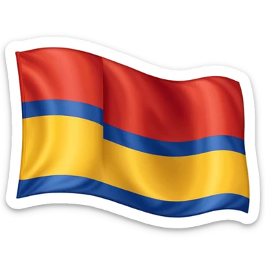 Colombia flag waving sticker