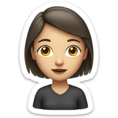 girl on the monitor sticker