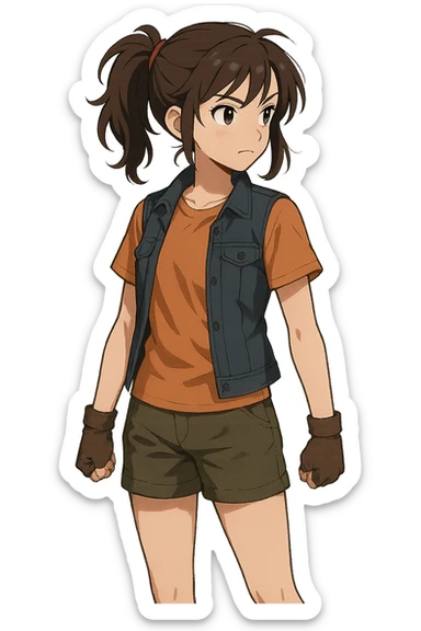 Extract only the character sticker