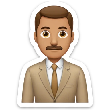 blunt dad with office out fit sticker