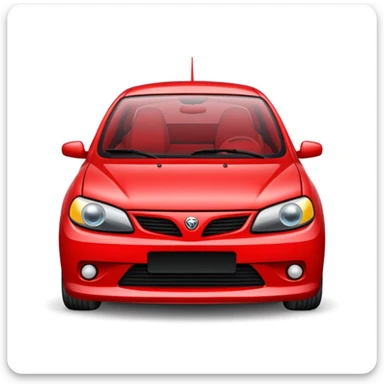 proton car emoji from top sticker
