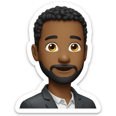 Man proposes  sticker