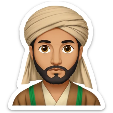 Afghan wearing Pakol  sticker