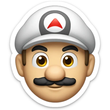 Mario fait le poirier sticker