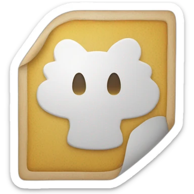 Carte revers uno sticker