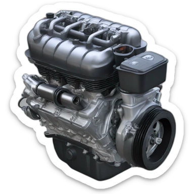 create a emoji turbocharged engine  sticker