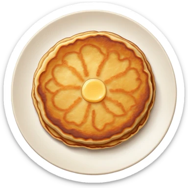 round, rustic potato pancake (draniki), golden-brown with crispy edges, soft center, visible potato texture, clean and expressive, no topping sticker