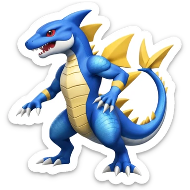 Veemon-Sharpedo-Garchomp-Ampharos-fusion sticker