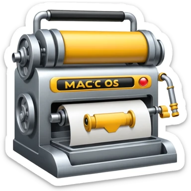 mac os digital press hydraulic sticker