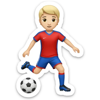 soccer player sticker