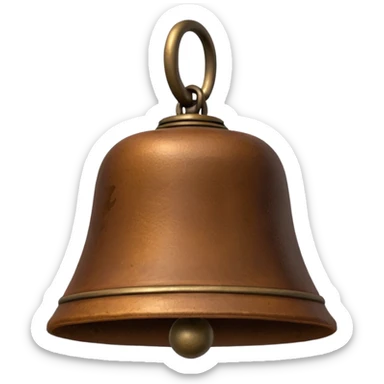 leather camp bell sticker
