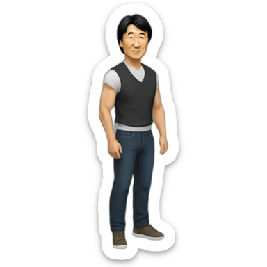 Jackie Chan sticker