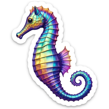 Caballo de mar real sticker