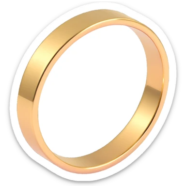 Gold ring from Sonic the Hedgehog game sticker