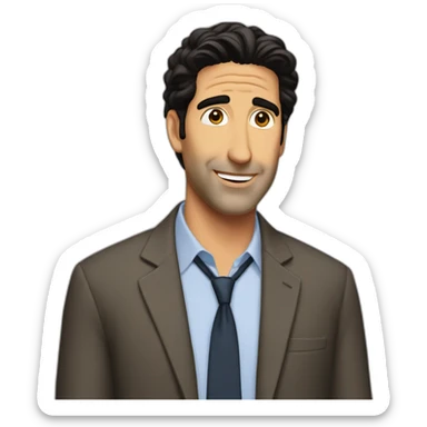 ross geller sticker