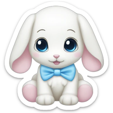 cinnamoroll-blue-eye-with-pacifier sticker