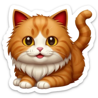 cola-cola cat sticker