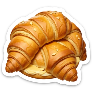 Croissant sticker