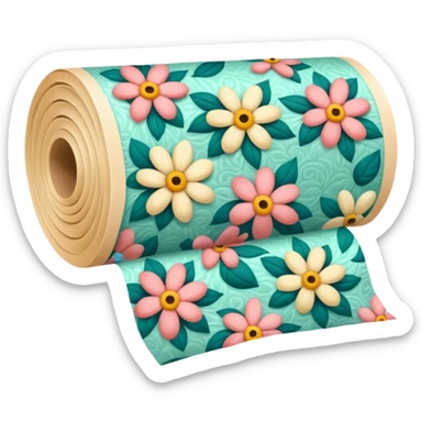 A roll of wallpaper  sticker