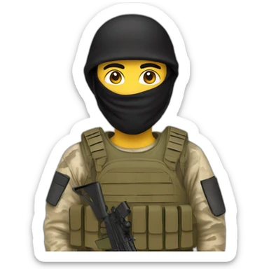 isis soldier sticker