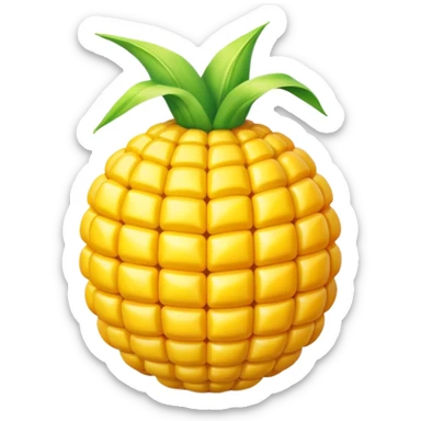 Corn ball sticker