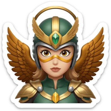 hawkgirl sticker