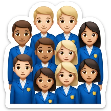 An elementary class in Iran sticker