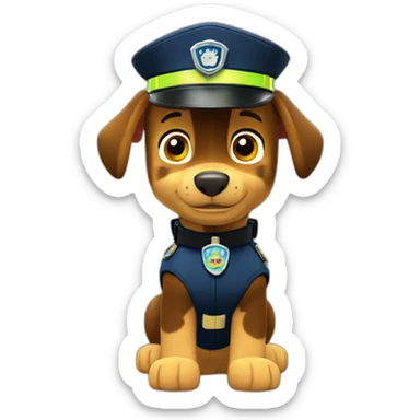 PAW PATROL POLICE sticker