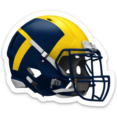 Michigan Wolverine Helmet sticker