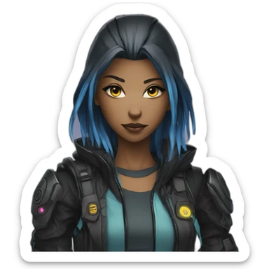 Cyberpunk-edgerunners anime sticker