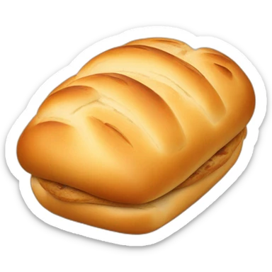 brötchen im brotkorb sticker